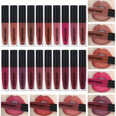 Picture of Beauty Glazed Matte Waterproof Long Lasting Liquid Lipstick -119#VINTAGE