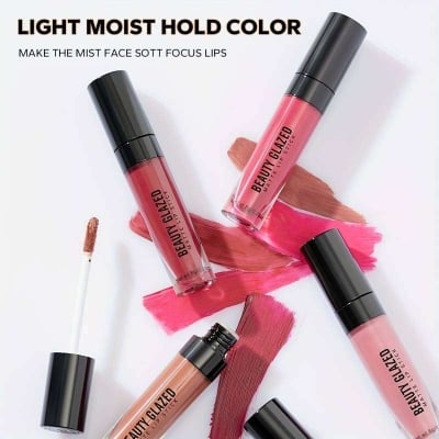 Picture of Beauty Glazed Matte Waterproof Long Lasting Liquid Lipstick -101#TOFFEE