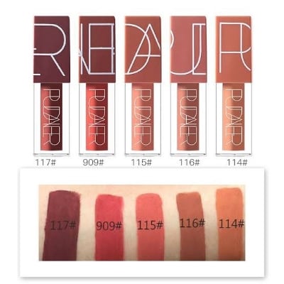 Picture of Pudaier 5pcs Waterproof Long Lasting Matte Liquid Lipstick Matte lipstick Gloss set lipstick set