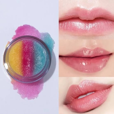 Picture of PUDAIER 3-in-1 Lip Treatment Exfoliating Dead Skin Cells Lip Scrub-10gm