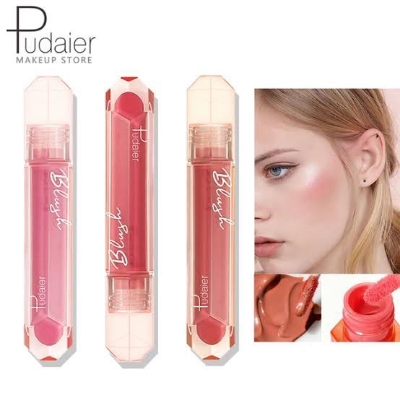 Picture of Pudaier Face Liquid Blush Makeup Beauty Glazed Cheek Blusher Matte Face Contour-#05-CORAL Powder