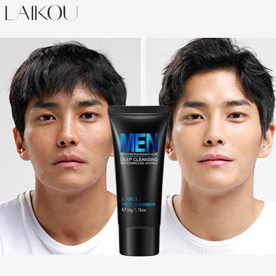 Picture of LAIKOU - Men's Exfoliating Facial Cleanser Natural Face Cleanser For Oily Acne Oil Control(50gm)