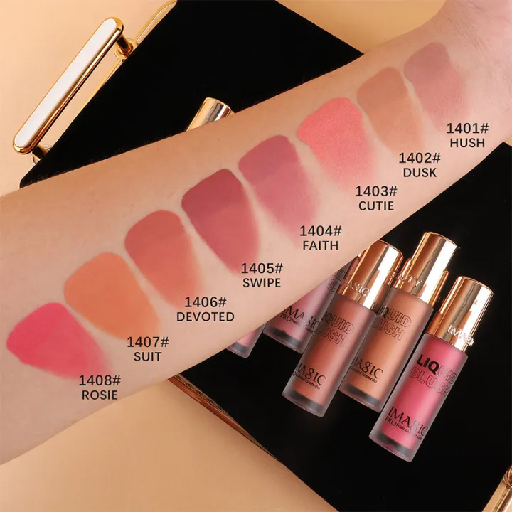 Picture of IMAGIC Natural Cheek Face Makeup Blush Face Pigment Blush Long lasting Liquid Blush Beauty Makeup