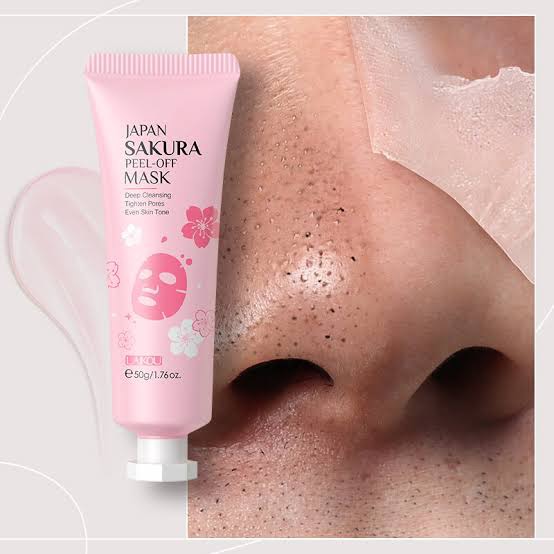 Picture of LAIKOU Sakura Peel-off Mask Cleansing Pores Remove Blackheads whitening- 80gm
