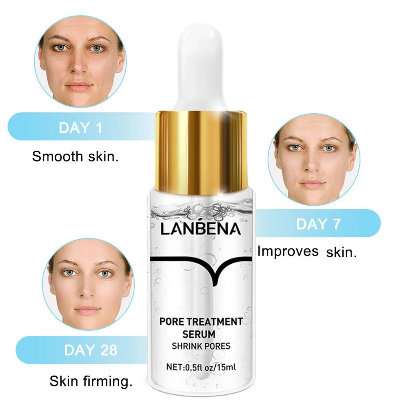 Picture of LANBENA Pore Shrink Serum Moisturizing Oil Control Essence Remove Blackheads Acne Treatment Whitening Skin Care-15ml