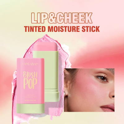 Picture of HANDAIYAN Powder Blusher Stick Vigorous Blush Cream Natural Stereo Cheek Facial Rouge Matte Highlight Brightening Contour Stick