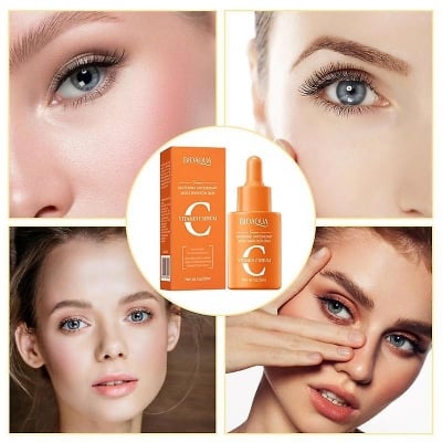 Picture of BIOAQUA Vitamin C Facial Serum Hyaluronic Acid Essence Anti-Aging Moisturizing Face Skin Care -30ml