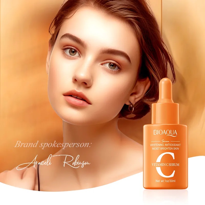 Picture of BIOAQUA Vitamin C Facial Serum Hyaluronic Acid Essence Anti-Aging Moisturizing Face Skin Care -30ml