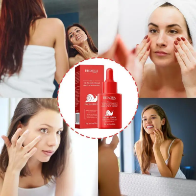 Picture of BIOAQUA SNAILS SERUM TIGHTEN ANTI WRINKLE WAKE UP SKIN ENERGY ESSENCE -30ML