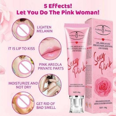 Picture of Aichun Beauty Pink Essence Dark Skin Armpits Private Parts Lips Natural Care-30gm