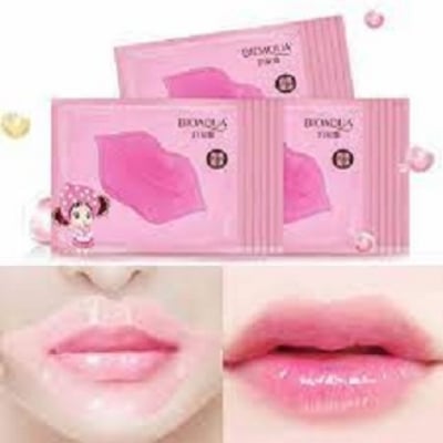 Picture of BIOAQUA Plumper Crystal Collagen Lip Mask Pads Moisture Essence Anti Ageing Wrinkle Patch Pad Gel Lips Enhancer Care-5pcs