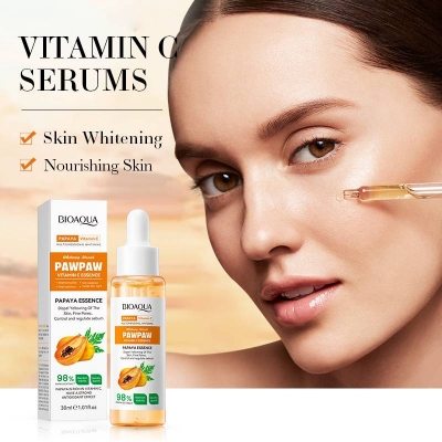 Picture of BIOAQUA PAW PAW VITAMIN C ESSENCE PAPAYA EXTRACT BRIGHTENING ANTI OXIDATION DEEP HYDRATION MOISTURIZING SERUM 30ML