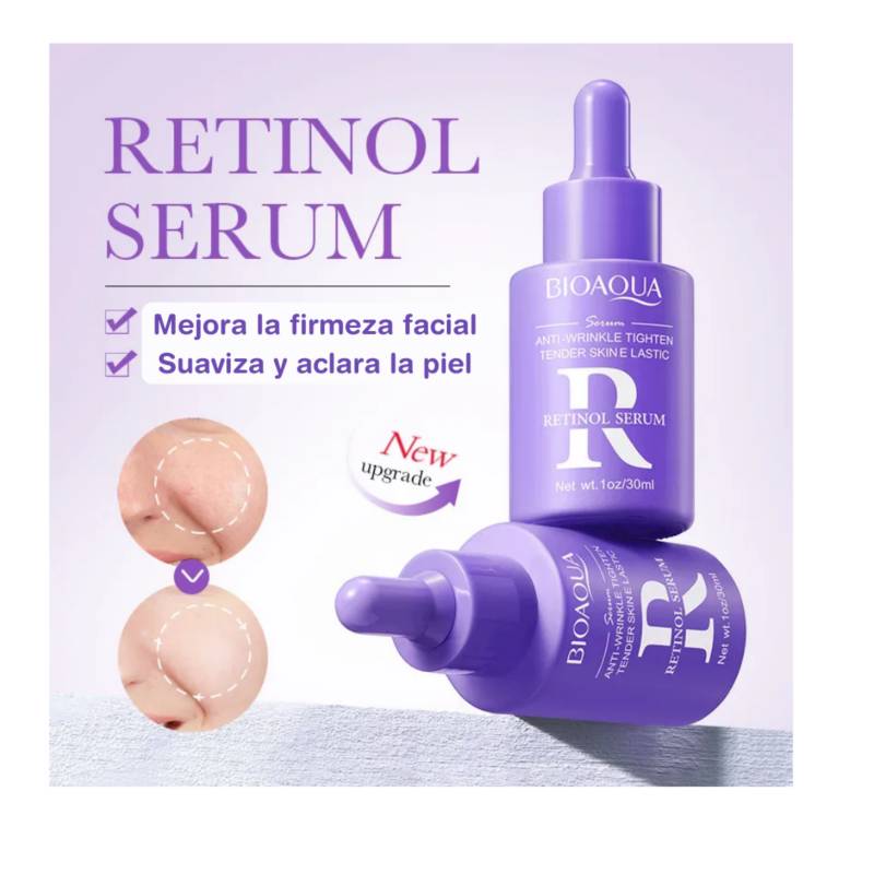 Picture of BIOAQUA Facial Retinol Serum 30ml Anti-Wrinkle Tender Skin 8.5% Retinol 5% Hyaluronic Acid Moisturizing Essence- 30ml