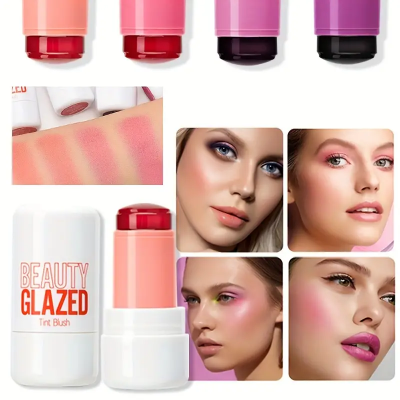 Picture of Beauty Glazed Jelly Blush, Aloe & Glycerin Infused, Flower Extract, Long-Lasting Natural Cheek Tint-#101