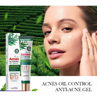 Picture of SADOER Tea Tree Acne Oil Control Face Gel Anti-Acne Gel 20g