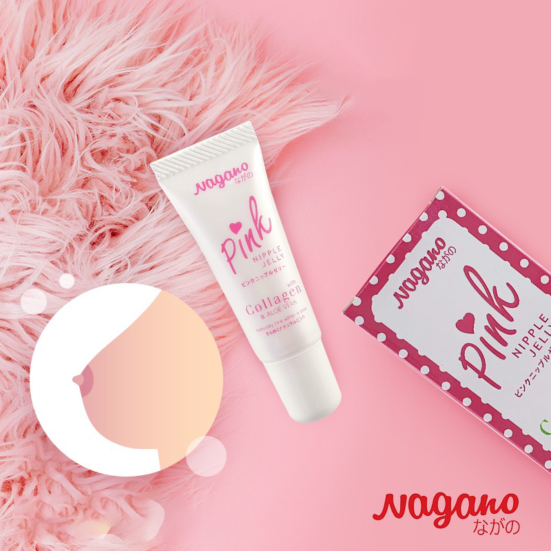 Picture of NAGANO PINK Jelly Lips Nipples Vitamin E Collagen Aloe Vera Whitening Tint-10gm