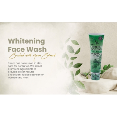 Picture of YC Whitening Neem Extract Acne Face Wash for Unisex - Prevent Pimples deep cleanse & Refreshing (100 ML)
