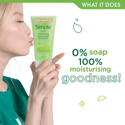 Picture of Simple Sensitive Skin Refreshing Face Wash 1-50ml