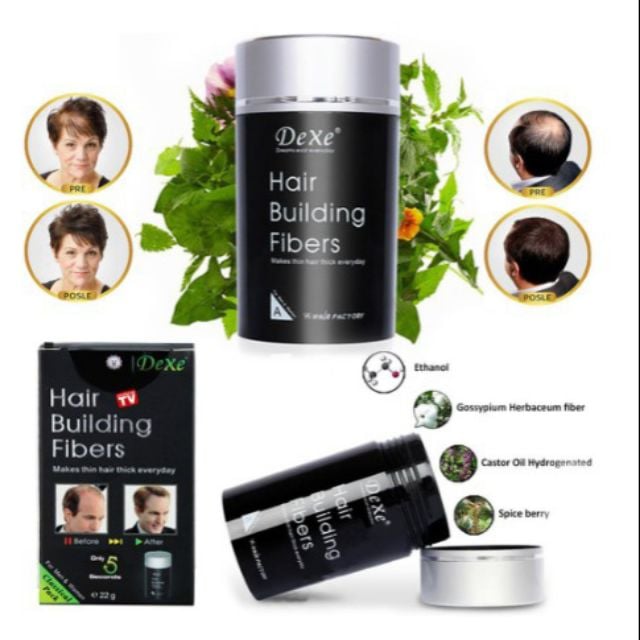 Picture of Dexe Hair Building Fiber-Black