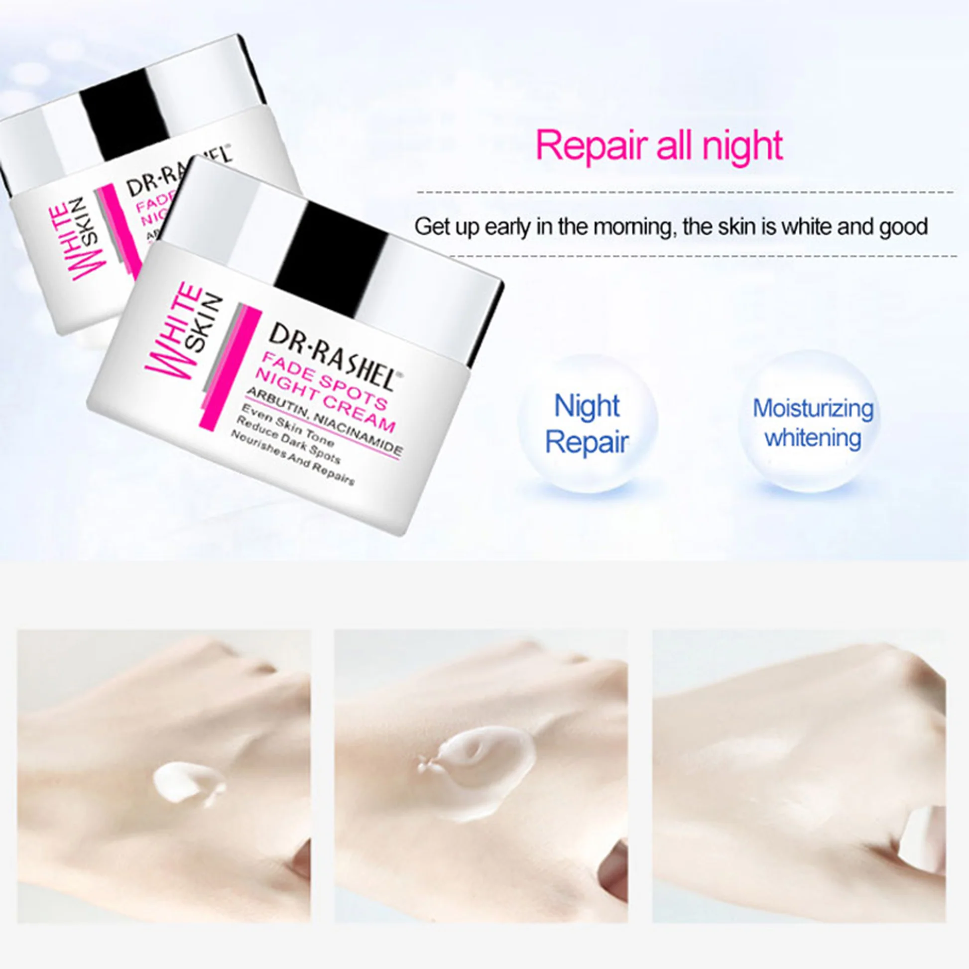 Picture of Dr Rashel White Skin Fade Spots Night Cream-50gm