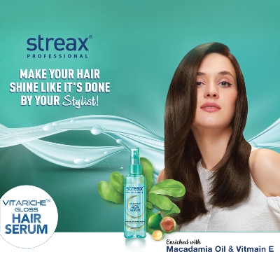 Picture of Streax Professional Hair Serum Vitariche Gloss - 45Ml (Indian)
