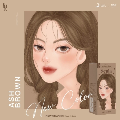 Picture of Kota Cosmetics Hair Color Cream Whisper -Ash Brown-100ml
