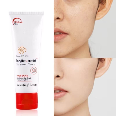 Picture of GUANJING Kojic Acid SPF 50 Sunscreen Cream 80g