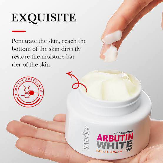 Picture of Sadoer Arbutin Nicotinamide Whitening Facial Cream -50gm
