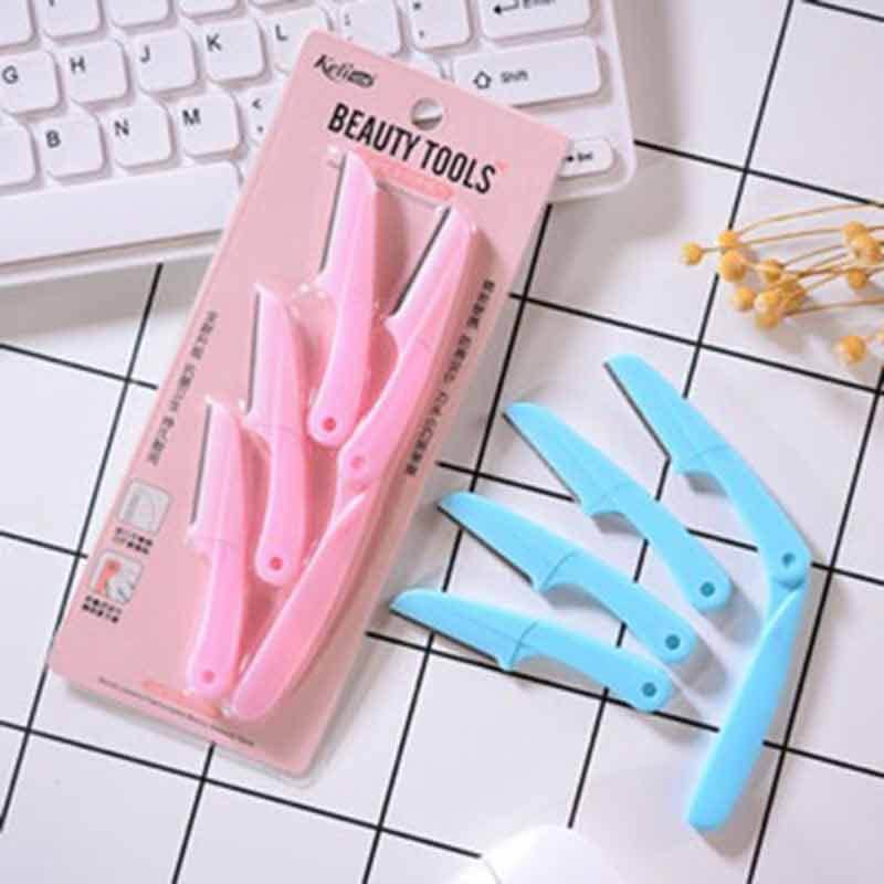 Picture of Keli Eyebrow Razors Multipurpose Exfoliating Dermaplaning Tool Face Razor and Eyebrow Shaper For Women Man With Precision Cover-Blue