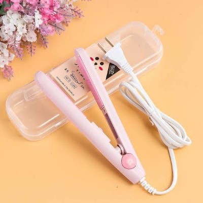 Picture of Portable 2 in 1 Mini Electric Hair Straightener & Curler- Flat Irons Curling Ceramic Salon-Multicolor