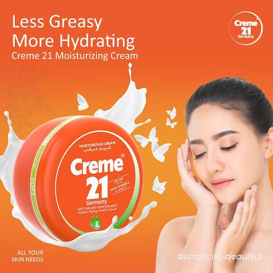 Picture of Creme_ 21 Germany Moisturizing Cream Soft 150ml for Ultimate Dry Skin with Vitamin E & B5 For Hands, Face & Body, Women & Men