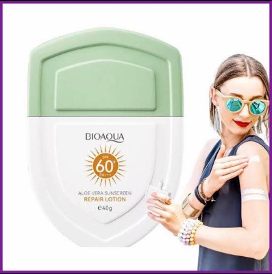 Picture of BIOAQUA Aloe Vera Sunscreen Repair Lotion SPF 60+ PA+++-40gm