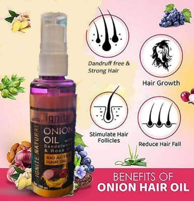 Picture of Ignite natural Onion Oil with Sandalwood & Rose Oil-100ml