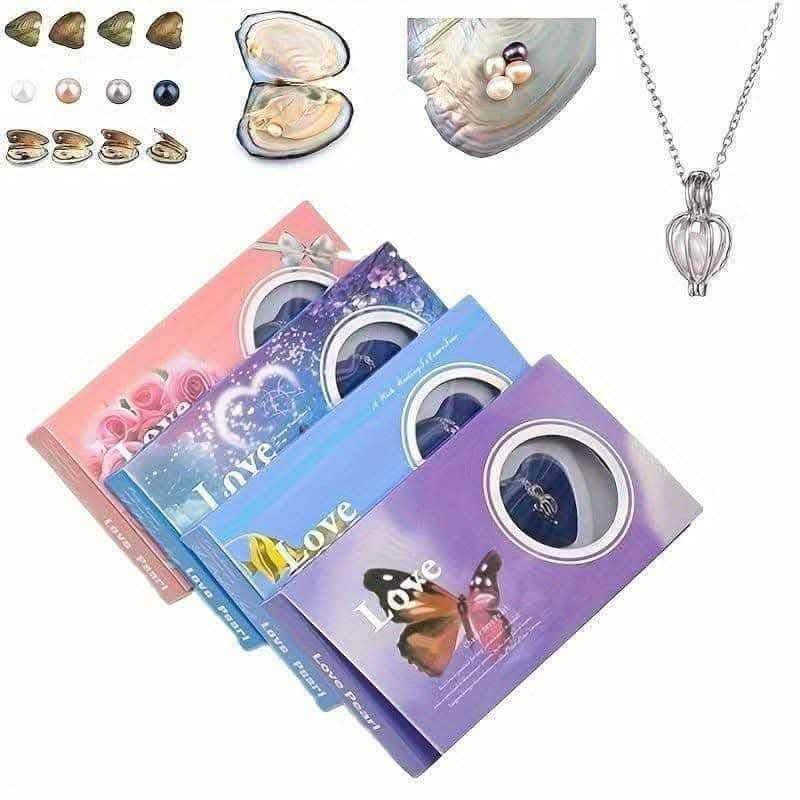 Picture of Love season Necklace Making Kit Cage Pearl in Kit Set Necklace Kit