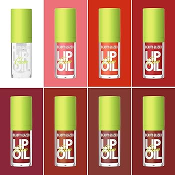 Picture of Beauty Glazed Big Brush Head Lip Oil Ultra-Hydrating & Nourishing Smooth Glossy Finish Lip Glow Oil Shiny and Vegan Tinted Lip Gloss Non-Sticky Formula