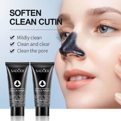 Picture of SADOER Bamboo Charcoal Black Mask - 60gm