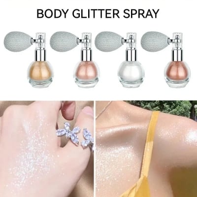 Picture of Glitter Spray Body & High Gloss Powder Spray 4 Colors Shimmer Sparkle Powder for Face & Body-1PCS