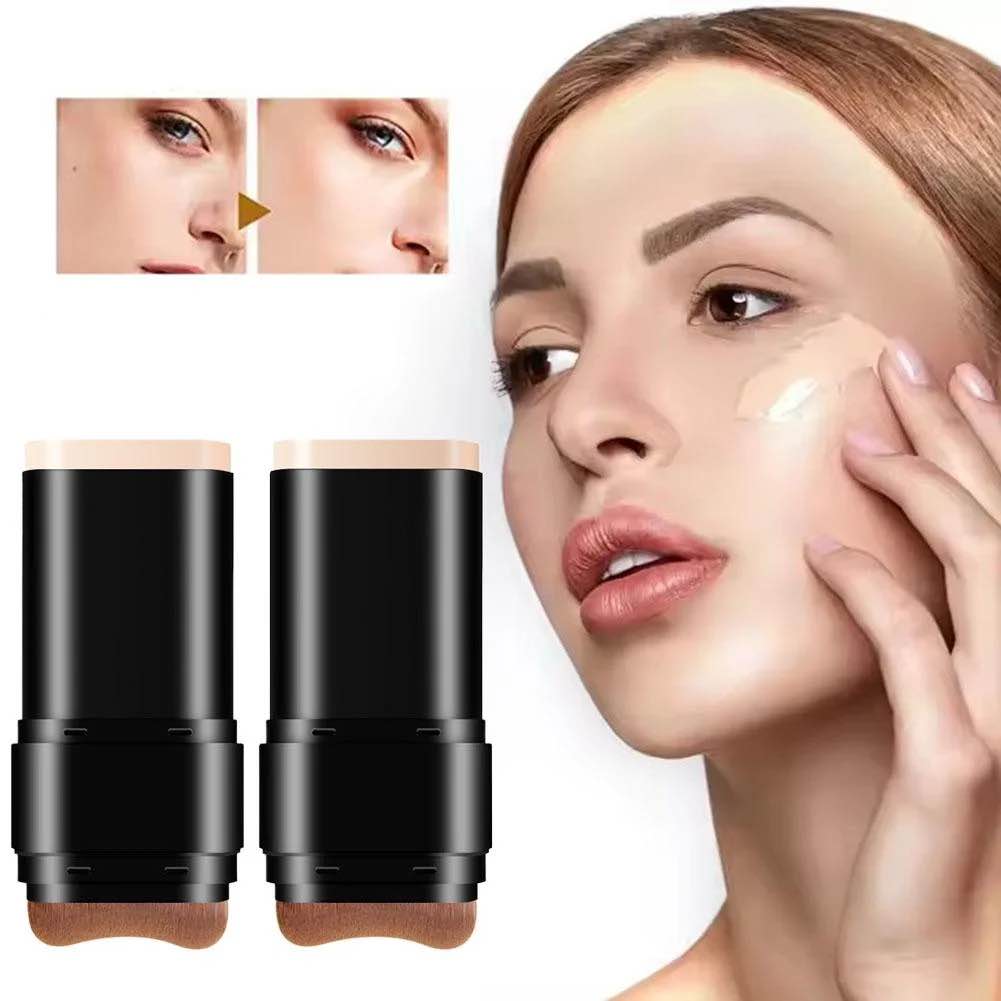 Picture of Kakashow Beauty Water Light Foundation Stick Moisturizing Concealer Face Acne Dark Circles Flawless Eraser Foundation Stick-#02