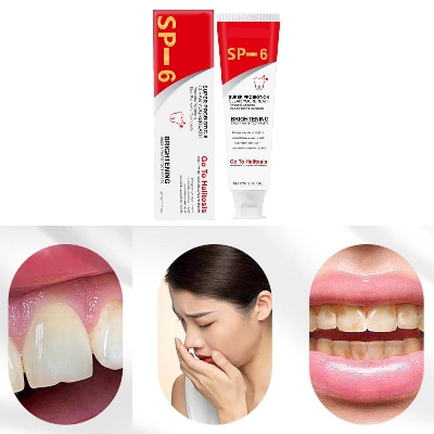 Picture of Oralhoe SP-6 Brightening + PROBIOTICS Bright White Toothpaste
