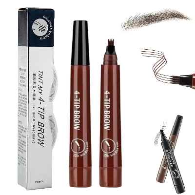 Picture of TINT MY 4-TIP BROW Liquid Eyebrow Pencil Waterproof -#05 Black