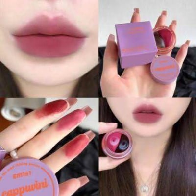 Picture of Cappuvini To Fog Lips & Cheeks Mud velvet lipstick