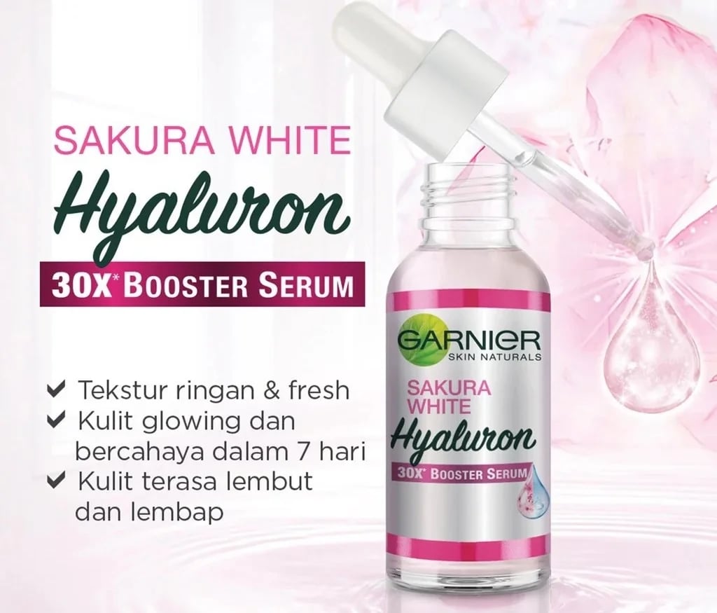 Picture of Garnier Sakura Glow Hyaluron Booster Facial Serum 30ml