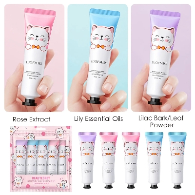 Picture of Luofmiss Beautecret Cute Cat Hand Cream Set -5pcs