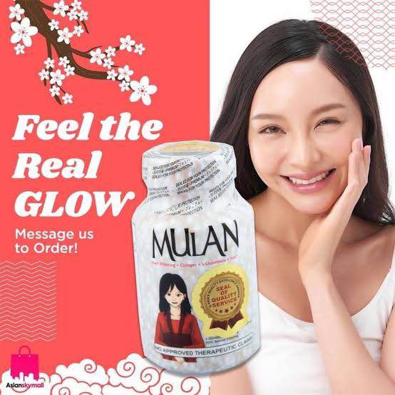 Picture of MULAN 4in1 Whitening x30 Pearl Whitening + Collagen + L-Glutathione + NAC 60 Capsules