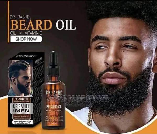 Picture of DR.RASHEL Argan Oil Vitamin E Hair Growth For Men Beard Oil 50ml