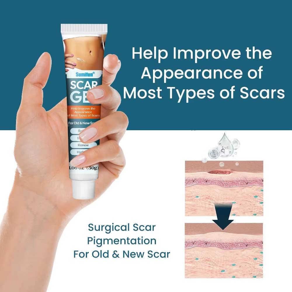 Picture of Sumifun Scar Removal Cream Natural Herbal Scar Lightening Repairing Gel Skin Care Cream 30g