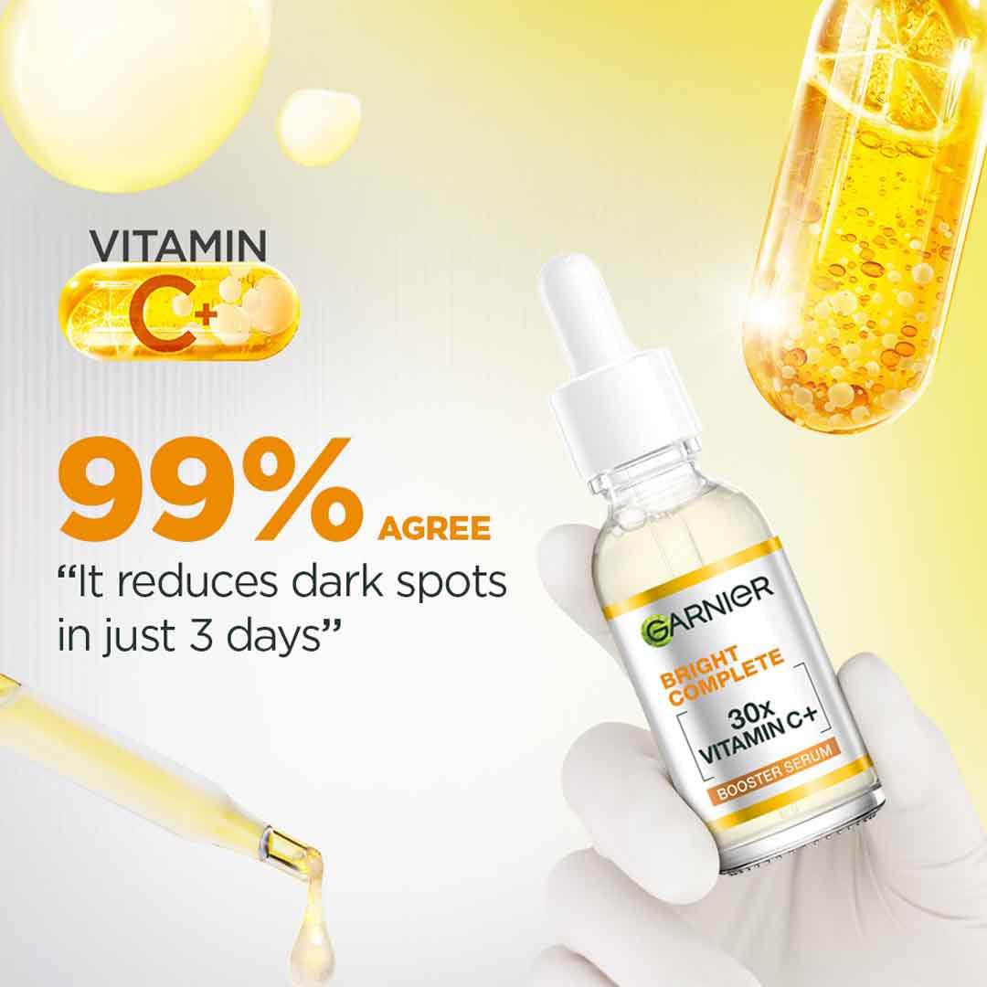 Picture of Garnier Bright Complete Booster Serum 30x Vitamin C+ 15ml
