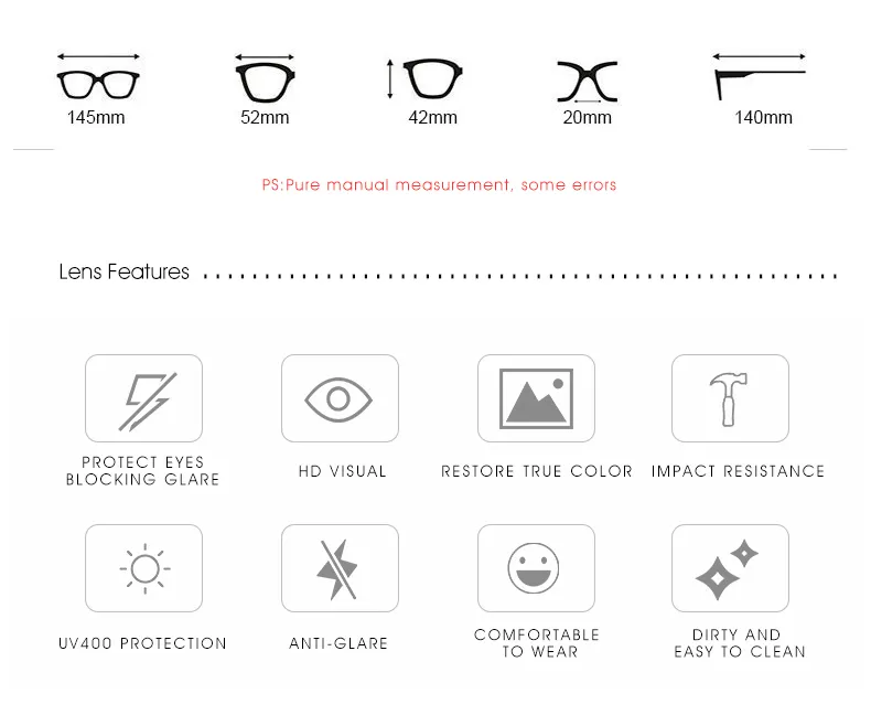 Picture of Black Fashion Vintage Square Men's and Women's Rice Nail Sunglasses UV400 Unisex Outdoor Sports Cycling Sun Shade Sunglasses