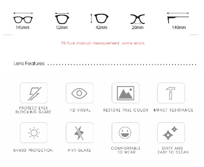 Picture of Black Fashion Vintage Square Men's and Women's Rice Nail Sunglasses UV400 Unisex Outdoor Sports Cycling Sun Shade Sunglasses