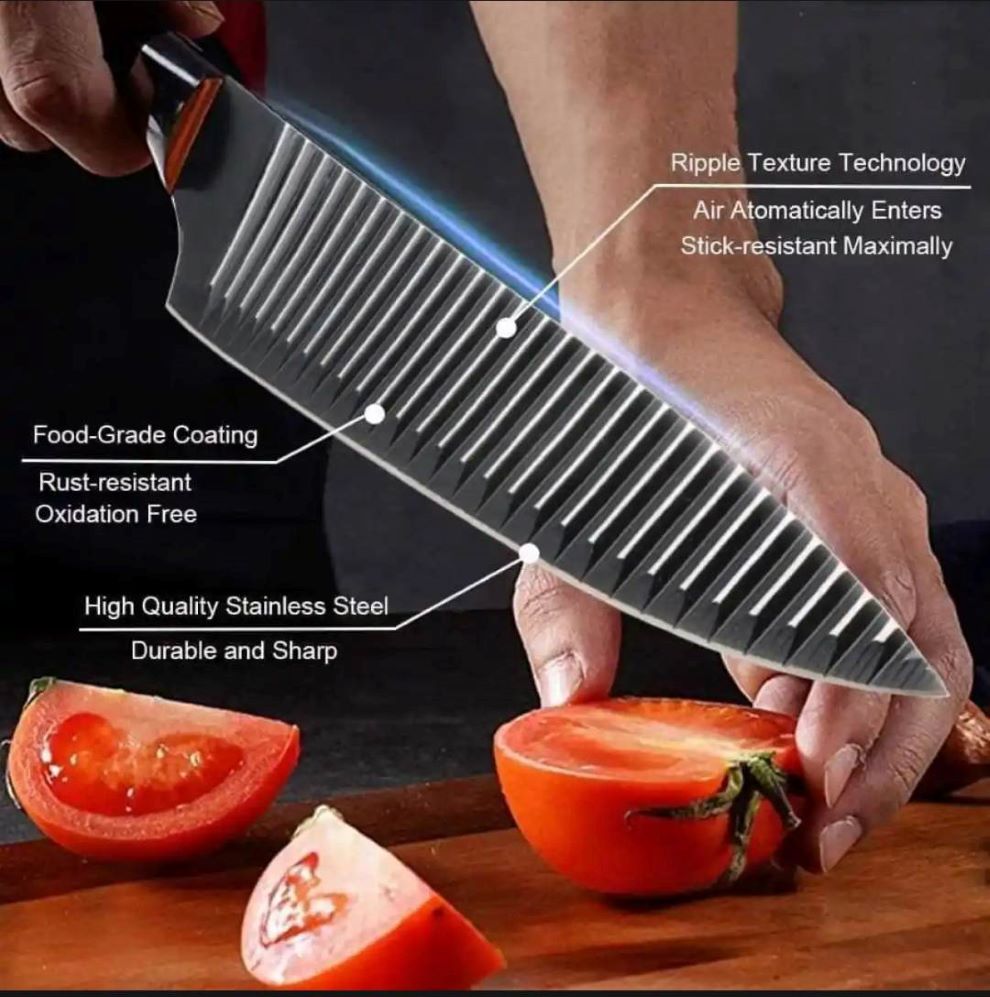 Picture of Stainless Steel Kitchen knife (Black) -6 Pcs Set